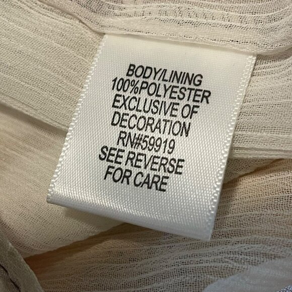 Apt. 9 Women's Floral Chiffon Blouse Brown Women’s Size S - Picture 8 of 8